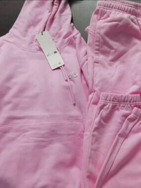 ALO Yoga Pink Hoodie Sweatshirt